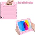 thumbnail image 3 of AVAWO Kids Case for New iPad (A16) 11th Generation 11 Inch 2025 & iPad 10th Generation 10.9" 2022 with Built-in Screen Protector Durable Shockproof Lightweight Handle Cover, Light Pink, 3 of 12