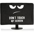 thumbnail image 2 of kwmobile Monitor Cover Compatible with 24-26" Monitor - Dust Monitor Case Screen Display Protector - Don't Touch My, 2 of 3