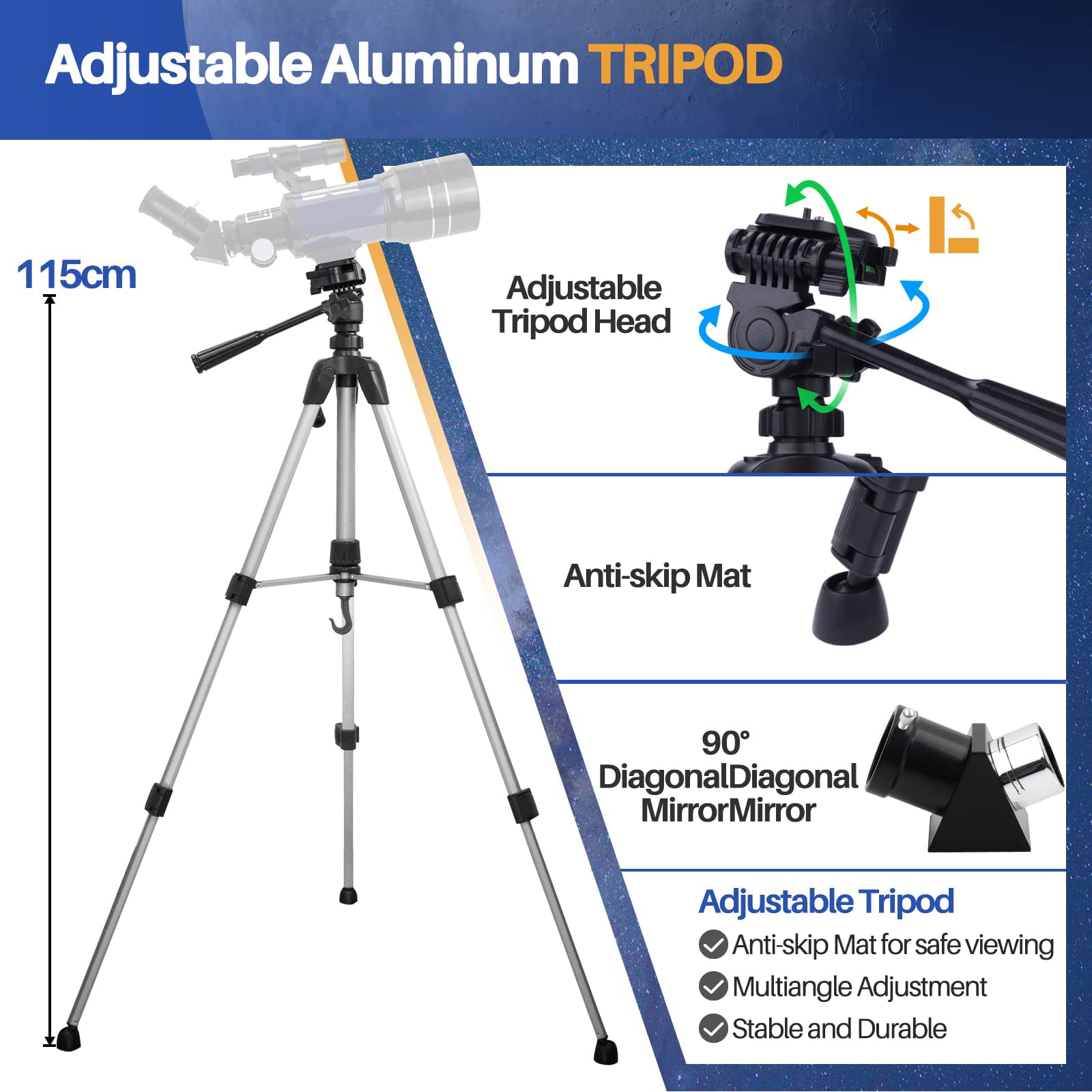 USCAMEL 70MM Refractor Telescope photo 7