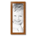 thumbnail image 2 of ArtToFrames 8" x 20" Honey Picture Frame, 8x20 inch Brown Wood Poster Frame (WOM-4097), 3 Pack, 2 of 8