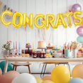 thumbnail image 4 of Banner de globos Broeify Congrats de 41 cm, foil dorado tipo mylar, 4 of 6