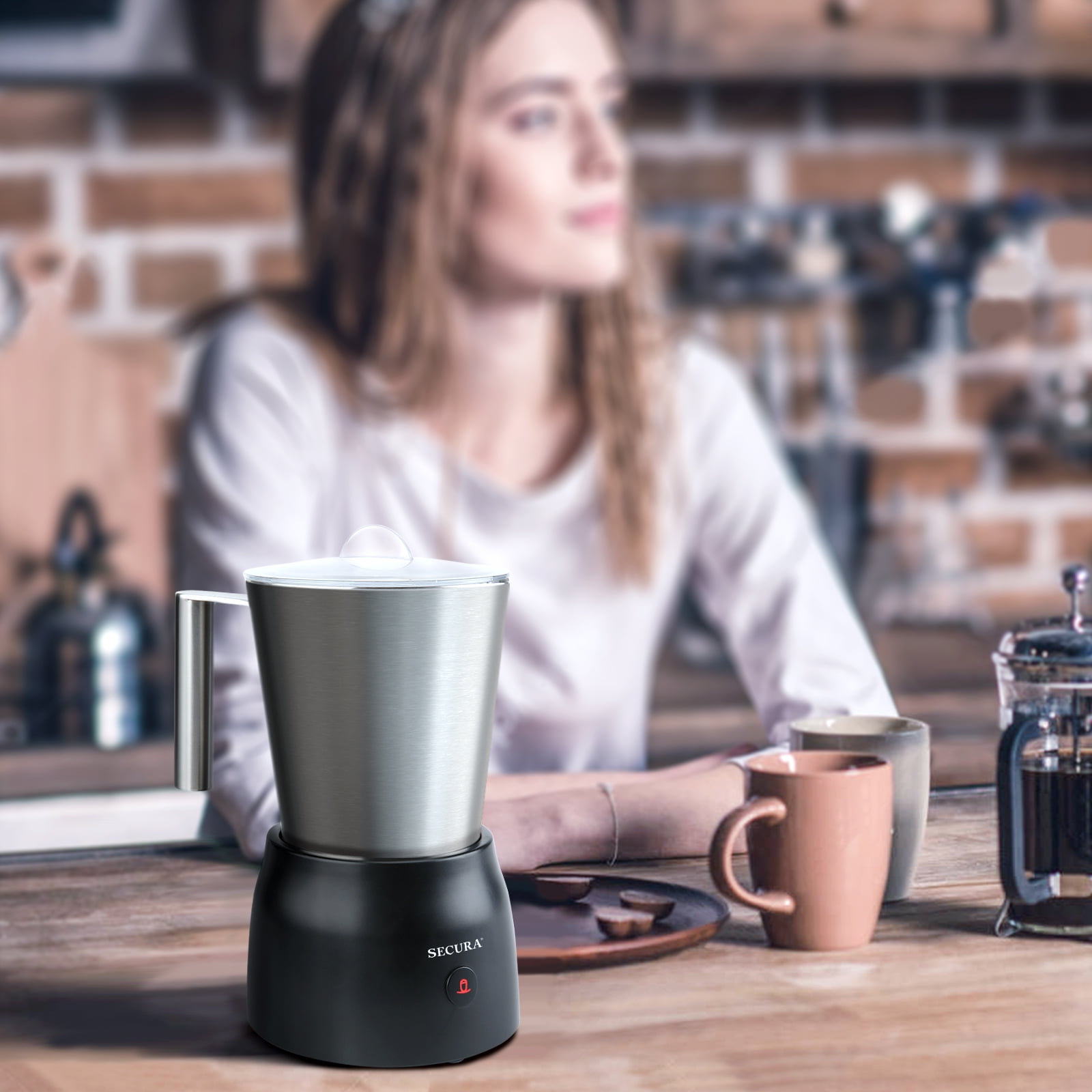 Buy Secura Detachable Milk Frother, 17oz Electric Milk Steamer