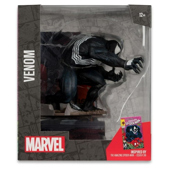 Venom (The Amazing Spider-Man #316)  1:10th Scale Collectible Figure w/Scene - McFarlane Toys