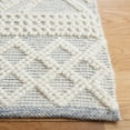 thumbnail image 3 of SAFAVIEH Natura Hervey Geometric Runner Rug, Ivory/Blue, 2'3" x 8', 3 of 8