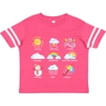 thumbnail image 3 of Inktastic Pastel Weather Chart Boys or Girls Toddler T-Shirt, 3 of 5