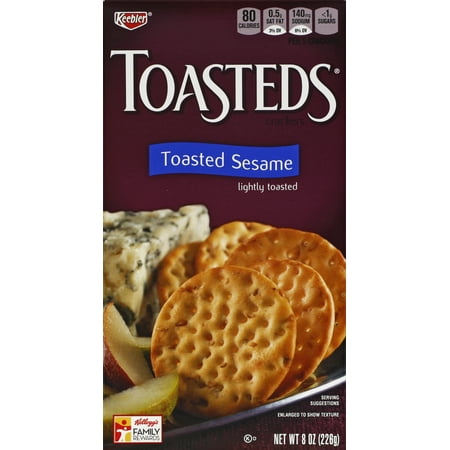 Keebler Toasted Sesame Crackers, 8 Oz.