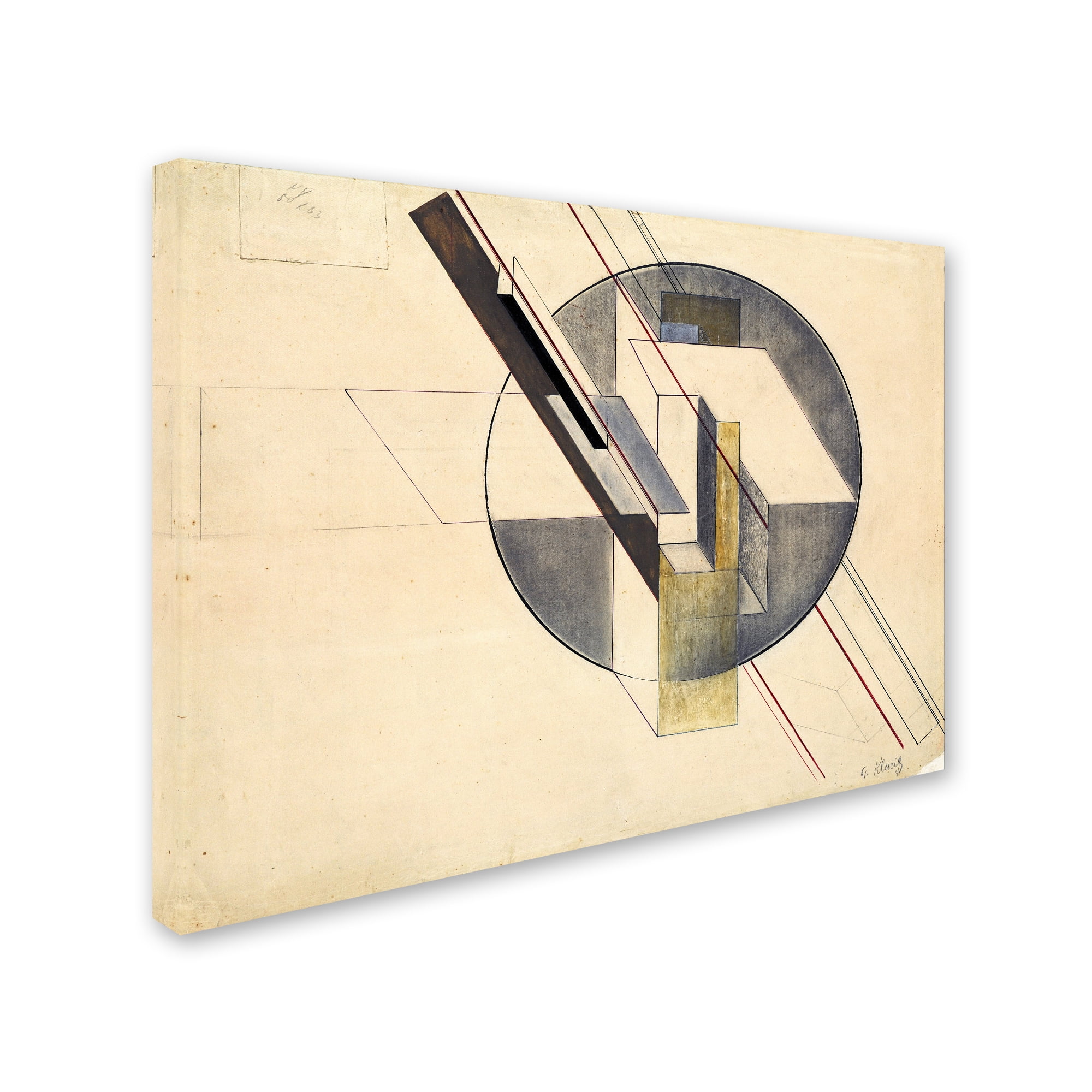 Trademark Fine Art 'Construction' Canvas Art by Gustav Klucis