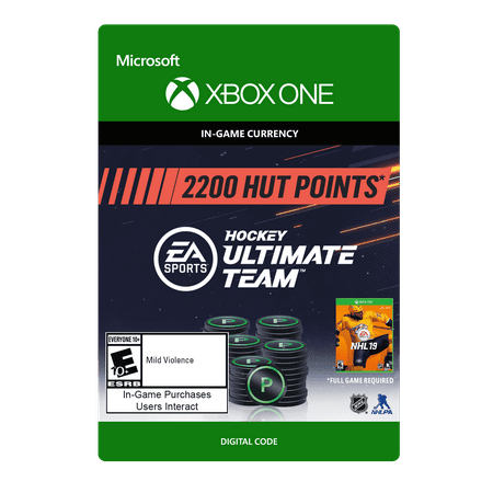 NHL 19 Ultimate Team NHL Points 2200, Electronic Arts, XBOX One, [Digital (Best Team Nhl 15)