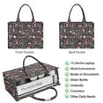 thumbnail image 2 of Large Capacity Tote Bag,Pink Breast Cancer Awareness Pattern Handbag Fashion Luxury Tote Bag,15.7"x13"x 5.1" Inches,Laptop Compatible, 2 of 6