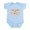 Sky Blue, variant on CafePress - WILL WORK FOR COOKIES Infant Bodysuit - Baby Light Bodysuit, Size Newborn - 24 Months