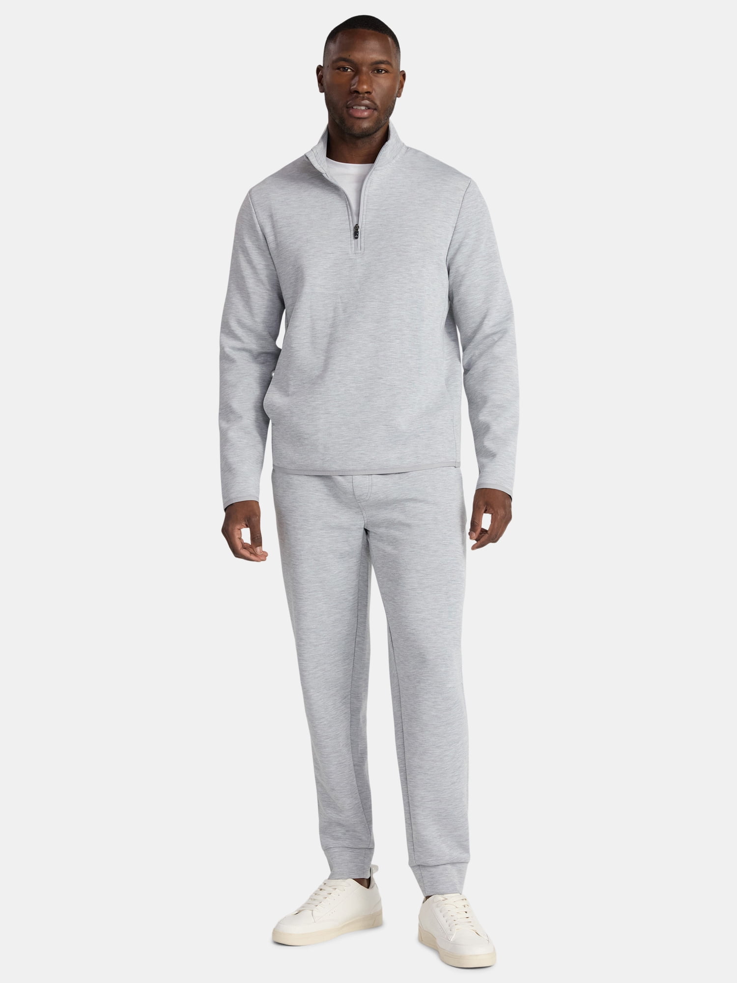 Athletic Works Men's and Big Men's Fusion Double Knit Joggers Pants, Sizes S-5XL