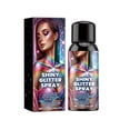 thumbnail image 1 of Gkeoshab Body Glitter Body Glitter Spray Glitter Spray For Hair And Body Long Lasting And Quick Drying Silver Glitter Hairspray Suitable For Stage Festival Rave And Makeup Prom120ml, 1 of 6