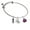 Coach, variant on Mini Hot Purple Ladybug Mom Heart Expandable Bangle Bracelet