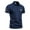 Bleu Marine, variante sur PBNBP Polos pour Hommes à Manches Courtes, Polos en Piqué Graphiques pour Hommes à Manches Courtes Performance Séchage Rapide Chemises Décontractées à Col