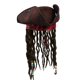 thumbnail image 5 of Sombrero pirata Nicky Bigs Novelties Deluxe con rastas para adulto, 5 of 9