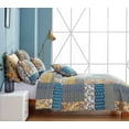 thumbnail image 5 of DaDa Bedding Honey Cove Garden Floral Paisley Cottage Patchwork Bedspread Set (JHW-957), 5 of 7