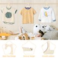 thumbnail image 3 of 20Pcs Kids Wooden Hanger Wooden Baby Hanger Mini Toddler Children Clothes Hanger Cute Crown/Bear/Rabbit Ear Baby Girl Boy Hanger Toddler Infant Hanger for Baby Jacket Skirt Sweater, 3 of 10