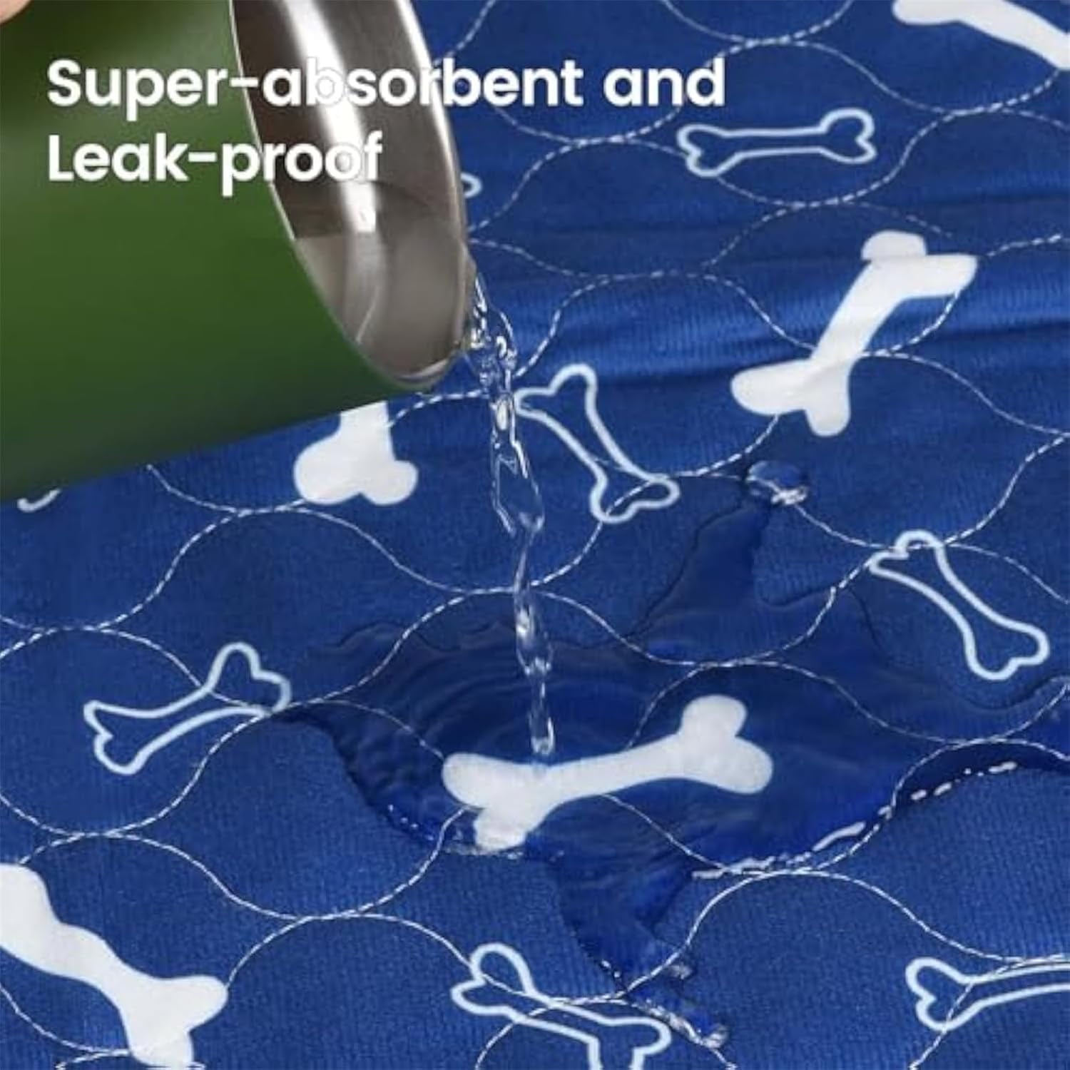 Pee Pads - The Last Pee Pad You'll Get, Washable for Dogs & Cats, Leak-Proof & Anti-Slip Pet Training Pads for Home & Travel  (C, L)