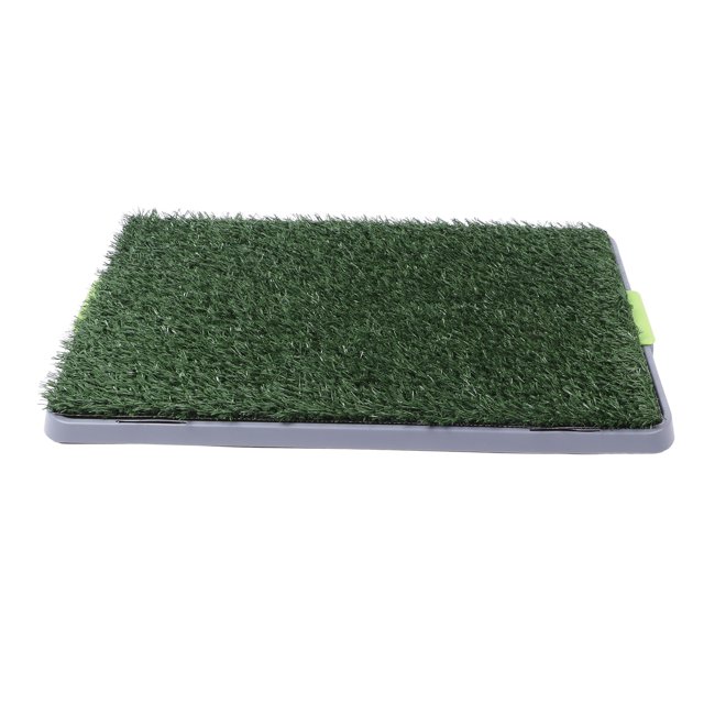 Pet Toilet Tray, 3 Layer Dog Potty Grass Mat Quick Absorption 17X27 Inch For Lawn For Outdoor