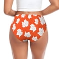 thumbnail image 3 of Womens Underwear Bright Autumn Leaves Charm Cuteness No Show Seamless Underwear for Women, Soft Stretch Women's Panties, Hipster Ladies Panties Bikini Underwear Briefs, 3 of 6