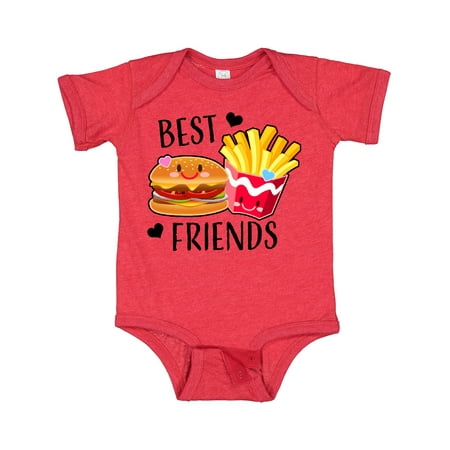 

Inktastic Best Friends Burger and Fries Gift Baby Boy or Baby Girl Bodysuit