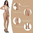 thumbnail image 4 of Manzi 2 Pairs Control Top Pantyhose Sheer 40D High Waist Sheer Tights For Women With Reinforced Toes, 4 of 7