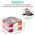 thumbnail image 5 of Rainbow Unicorn Travel-Portable Square Jewelry Organizer Storage Box - Rings, Earrings, Necklaces, and Bracelets Holder for Girls and Women, 5 of 6