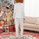 thumbnail image 3 of Conjuntos de pijamas navideños a juego para toda la familia, camisas con botones de manga larga y pantalones con estampado de Papá Noel, pijamas navideños, ropa de dormir, 3 of 4