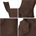 thumbnail image 3 of Delantal retro con volantes ajustable y bolsillos, tallas pequeñas a grandes para mujer, 3 of 5