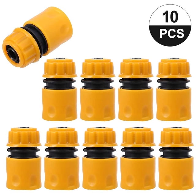 10 Pieces Quick Coupling, 1/2 "Hose Coupling Hose Connector, For Connecting Pipes Gardening Equipment Hoses Hose Coupling, Garden Hose Coupling With High Holding Power