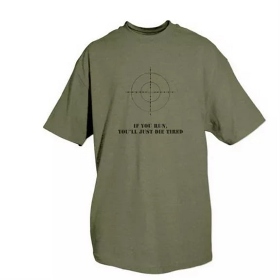 If You Run T-Shirt, Olive Drab - 3 Extra Large