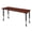 Cherry / Black, variant on Romig Trek 42 x 24 in. Height Adjustable Mobile Classroom Activity Table- Maple Top & Grey Base