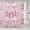 Beige, variant on Pink Ribbon Pearl Bowknot Shower Curtain, Luxurious Girly Design, for Kids, Teens and Women