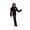 B, variant on Michael Doll, MJ Mouse Inspired Plush with Bendable Wire Skeleton, King of Pop Poseable Stuffed Collectible Figure, Gift for Singer Fans