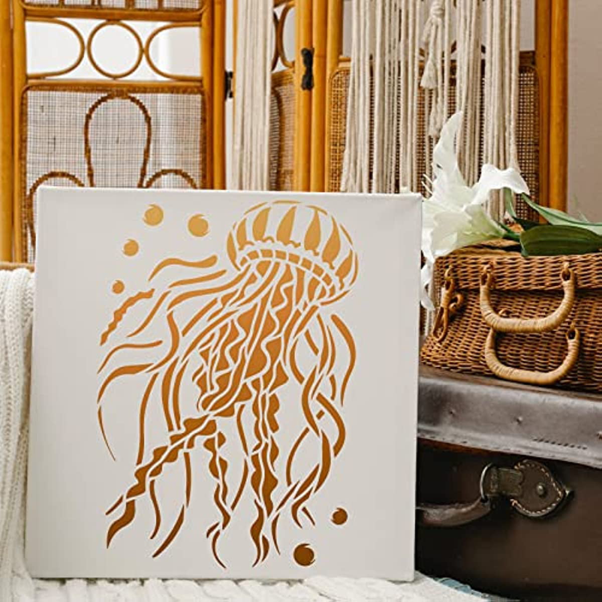 Jellyfish Custom Stencil