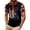 Red, variant on Great Britain UK London Polo Shirts for Men Summer Short Sleeve Novelty Graphic Tee 1986 Retro Slim Fit Breathable Comfort Button up Pullover Top Black XXXL