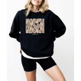 thumbnail image 5 of Ink-Printed Pearls He Is Risen Christian Sweatshirt for Women - Floral Easter Pullover Black Sweatshirt Adult Small, 5 of 7
