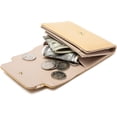 thumbnail image 2 of Queilt (Yellow)Wallets for Women Rfid Small Womens Wallet Trifold Flower Leather Ladies Wallet with Card Holder&Zipper Coin Purse, 2 of 5