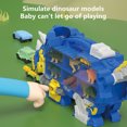 thumbnail image 4 of Dino Transport Carrier Truck, Friction-Powered Toy Cars, Realistic Dinosaur Figures, Large Playmat, Boys Girls Gift, Fun Pretend Play Set, Jurassic Adventure, 4 of 9