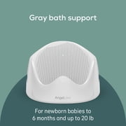 Angelcare Baby Bath Support, Ideal for Babies Less than 6 Months Old, Unisex, Grey, 1 Count