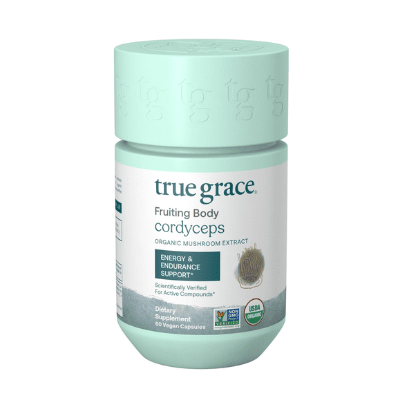 Cordyceps Organic Mushroom Extract - Supports Energy & Endurance (60 Capsules)