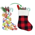 thumbnail image 3 of Hot6sl Liquidación de Ahorros de Verano Calcetines de Navidad Calcetines de Navidad Vintage Bolsa de Regalo Decoración Navideña Bolsa de Regalo de Navidad, 3 of 7