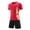 Red, variant on Mens Quick Drying Sportswear Outfit, Regular Fit Training Uniform Set Casual And Athletic Wear For Men Daily Activities Black Size 4XL