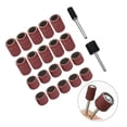 thumbnail image 4 of 22Pcs Sanding Ring With Rod Abrasive Rotary Tool Kit Sanding Drum Grinding Head Electric Drill Machine Grinding Sand Rin ,Compact and Lightweight Portable, 4 of 7