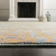 thumbnail image 4 of SAFAVIEH Valencia Jerrald Traditional Polyester Area Rug, Blue/Gold, 2' x 3', 4 of 8