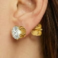 thumbnail image 3 of 14K Gold Plated Hypoallergenic Earring Backs Replacement - 4 Pairs, 3 of 8