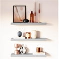 thumbnail image 1 of Kit 3 Repisas Flotantes Medidas 50x15 cm, Montaje en Pared, Estantes Modernos, Decoración Minimalista, para Exhibición, Ligeras, para Almacenamiento (Blanco), 1 of 8