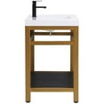 thumbnail image 5 of Elegant Kitchen and Bath 42 inch Single Bathroom Metal Vanity in Golden Black, 5 of 15