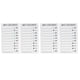 thumbnail image 3 of Tablero de lista de verificación de 4 piezas, reciclable, portátil, para hacer usted mismo, lista de tareas, tabla de tareas desmontable para hacer usted mismo, mensaje, plan de viaje, tarjeta blanca, 3 of 14