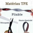 thumbnail image 2 of Tira de borde de melamina adhesiva en forma de U de 16 mm y 2 m de Lojalitet, tira de borde de roble sin planchado para encimera, borde de chapa de madera TPE de goma suave para muebles, 2 of 5